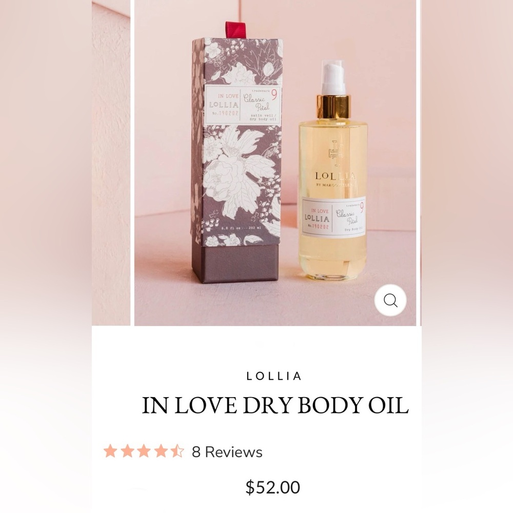 In Love Dry Body Oil by Lollia